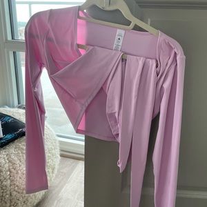 Balance Athletica Dancer Wrap Top in Surge